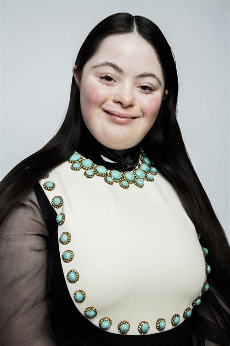 gucci beauty down|down syndrome model Gucci.